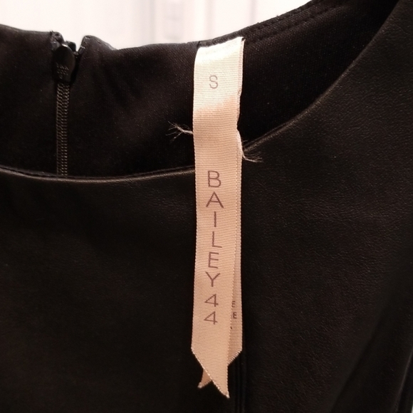 Bailey 44 Faux Leather Dress Sz S - Picture 4 of 5